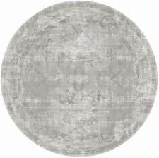Rund Matta 'Gombalia' 120cm - Grå