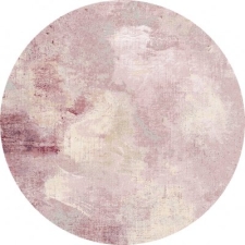 Rund Matta 'Mogoro' 240cm - Rosa