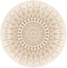 Rund matta 'Sandrigo' 240cm - Beige
