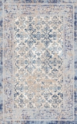 Wiltonmatta 'Denizli' 290x390cm - Blå