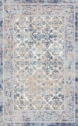 Wiltonmatta 'Denizli' 290x390cm - Blå