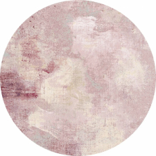 Rund matta 'Mogoro' 120cm - Rosa