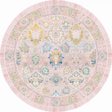 Rund Matta 'Magnolia' 120cm - Rosa