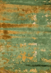 Wiltonmatta 'Domont' 80x250cm - Grön