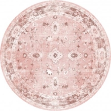 Rund Matta 'Gombalia' 240cm - Rosa