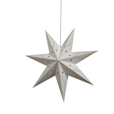 Adventsstjärna 'Skimra' 45cm - Vit