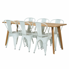 Matgrupp 'Nordisk Montmartre' 1 Bord & 6 Stolar