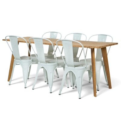 Matgrupp 'Nordisk Montmartre' 1 Bord & 6 Stolar