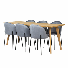 Matgrupp 'Nordisk Elegant' - 1 Bord & 6 Stolar