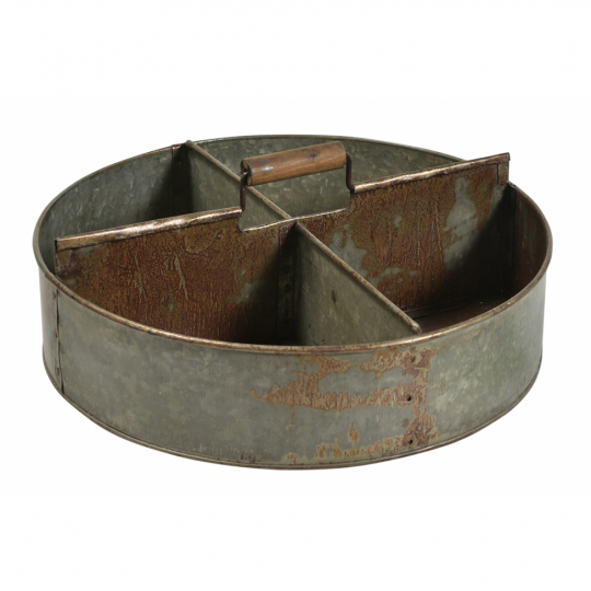 Vintage låda med handtag 'Agustin'  - Järn/Patina