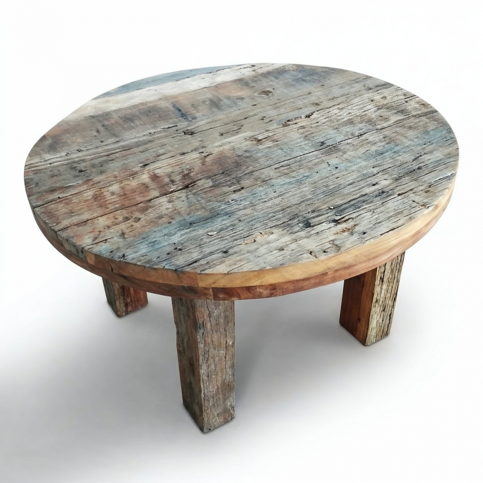 Soffbord 'Birka' Runt 85x85cm - Vintage