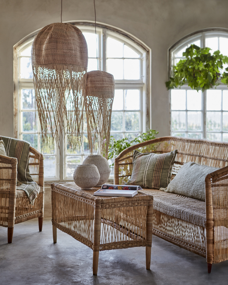 Lampskärm 'Nest' set om 3 - Natur
