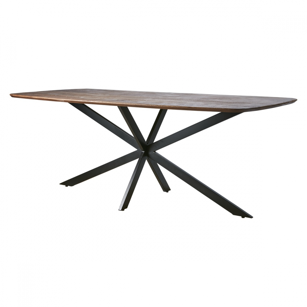 matbord 'portland' 200x100cm - brun