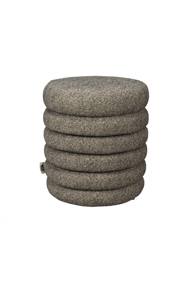 sittpuff 'fern' - brun/svart