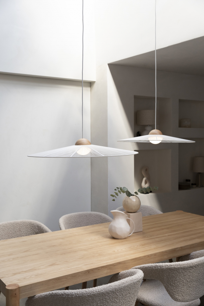 Taklampa ‘Belle S’ Ø65 cm - Beige