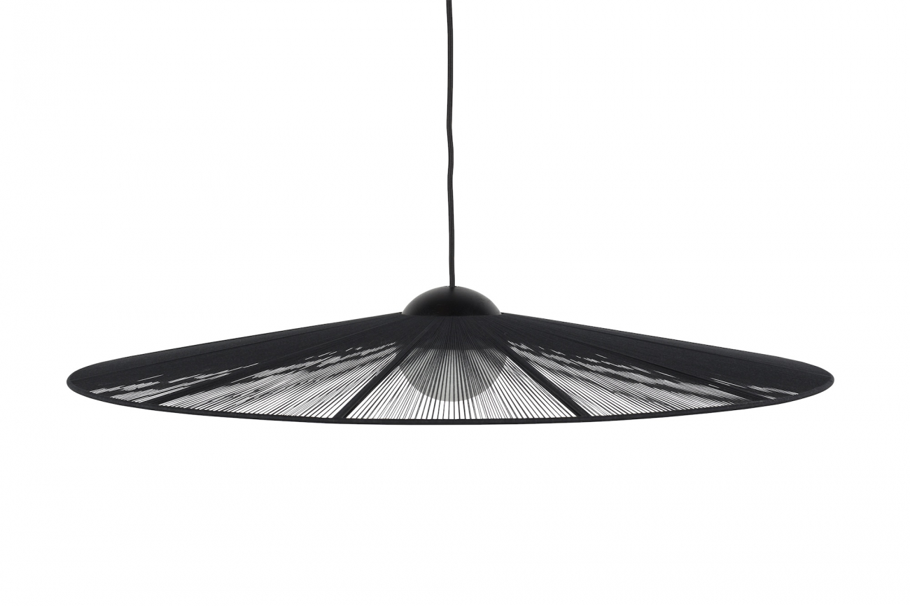 Taklampa ‘Belle L’ Ø80 cm - Svart