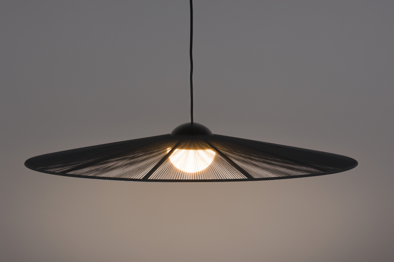 Taklampa ‘Belle L’ Ø80 cm - Svart