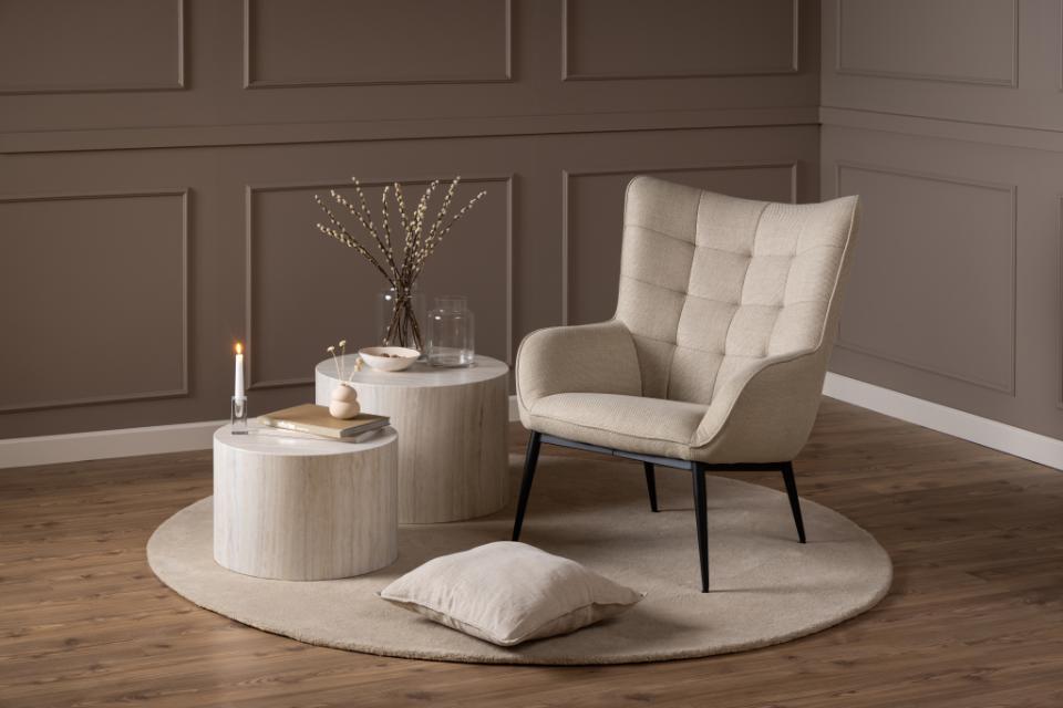 Soffbord 'Strömstad' - Beige