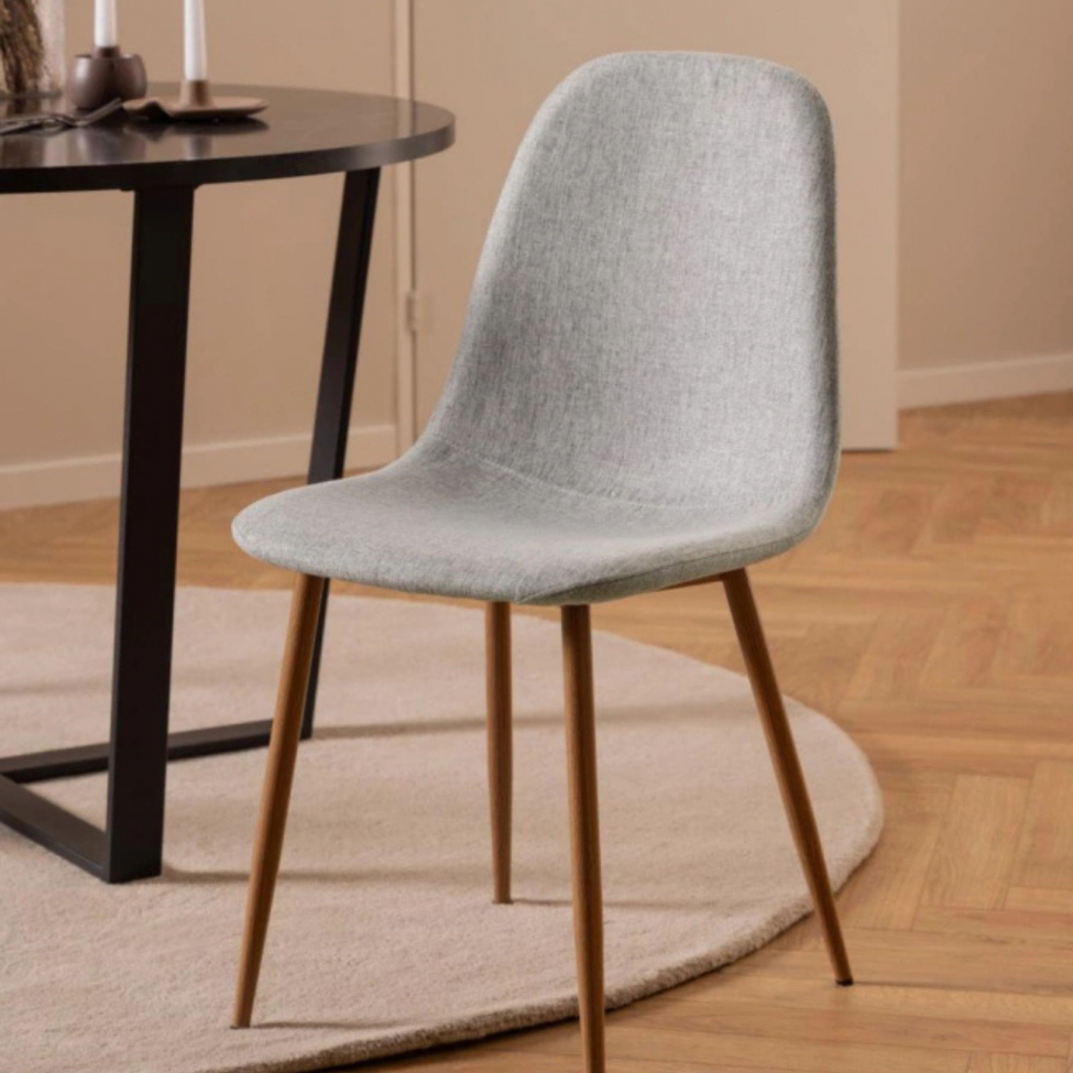 Stol 'Gal' - Grå/Natur