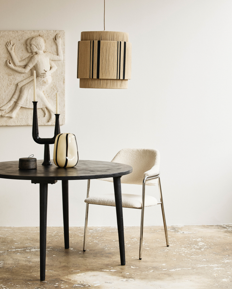 Taklampa 'Vinata' - Beige/Svart
