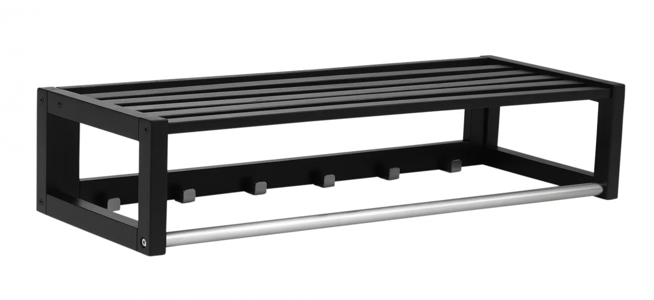 hatthylla 'confetti' - svart