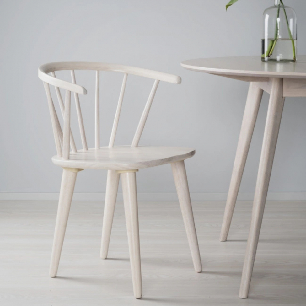 Stol 'Carmen' - Vit pigmenterad