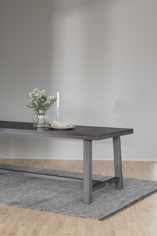 Matbord 'Brooklyn' 220x95cm - Mörkbrun