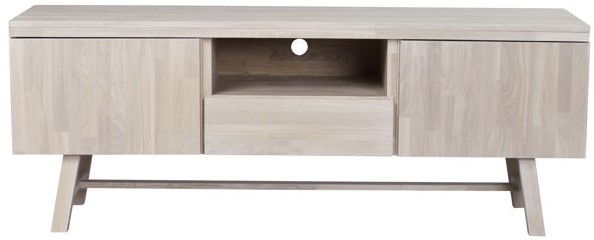 tv-bänk 'brooklyn' - vitpigmenterad