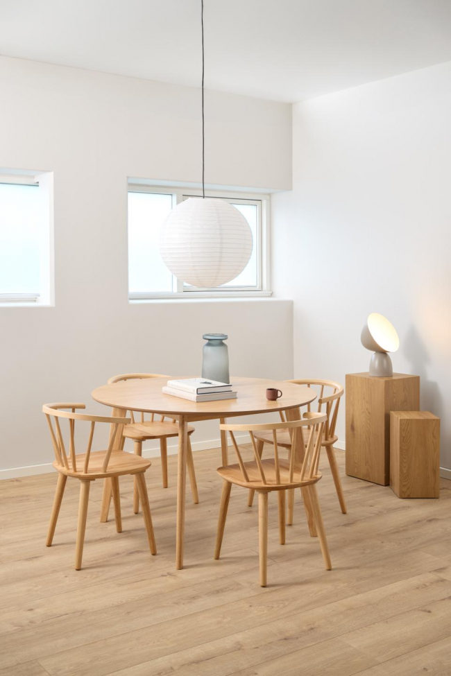 Matbord 'Roxby' Runt 120x76cm - Natur