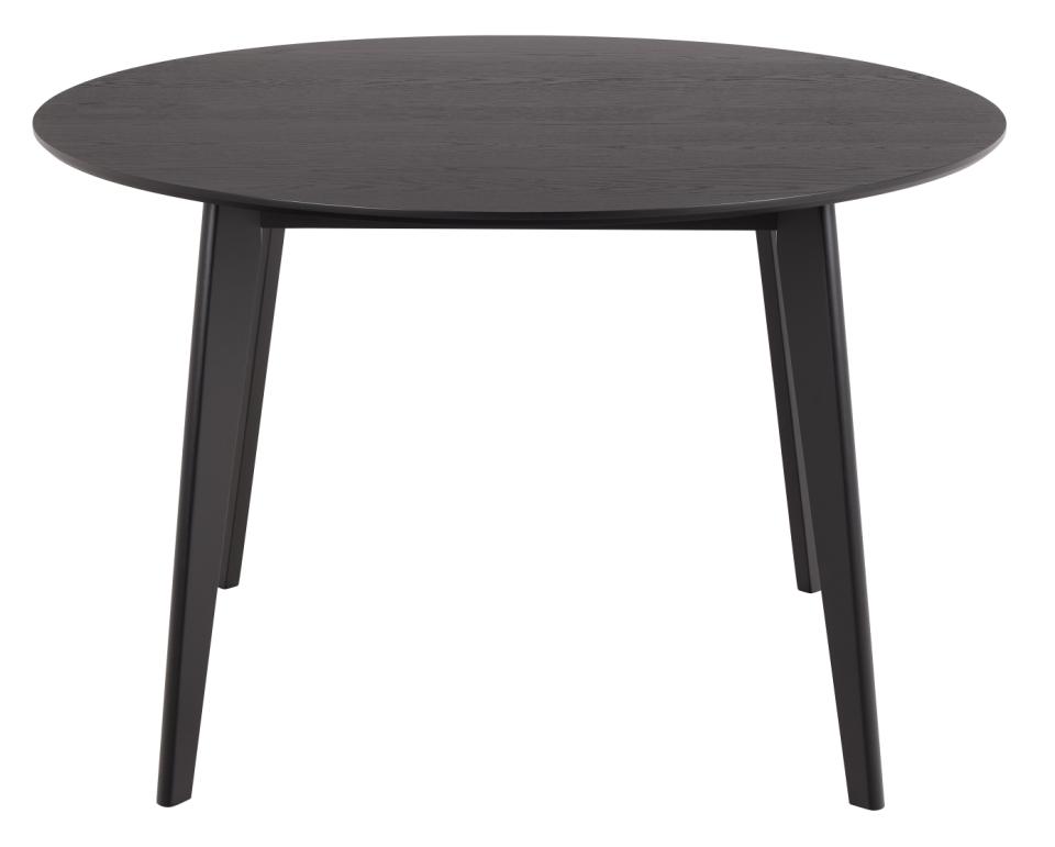 Matbord 'Roxby' Runt 120x76cm - Svart
