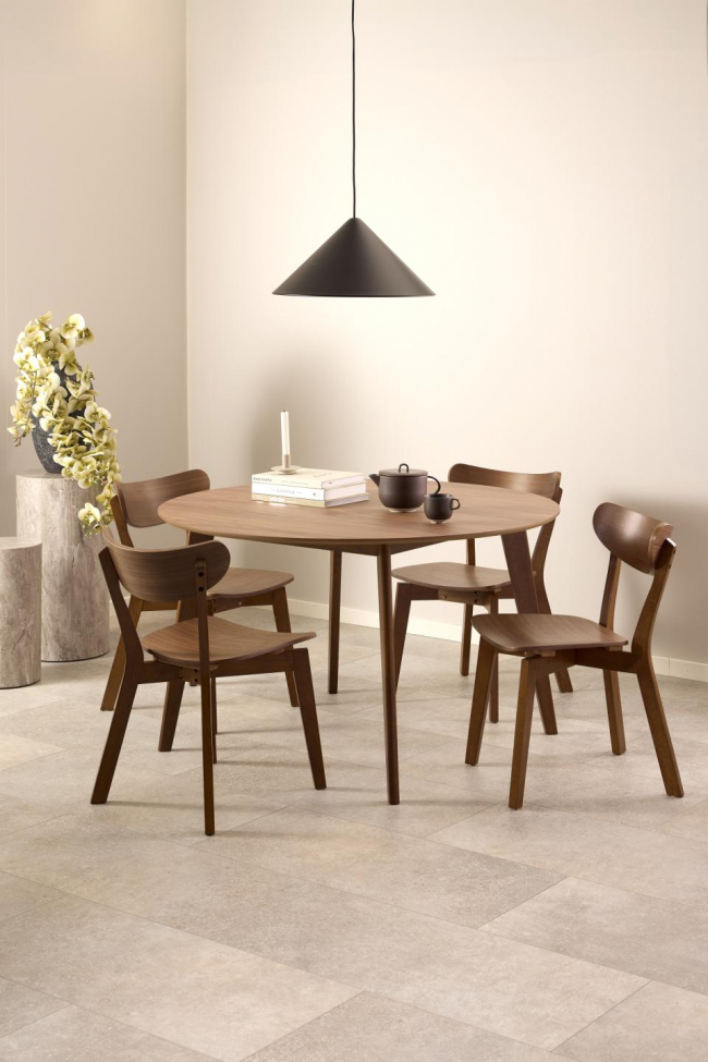 Matbord 'Roxby' Runt 120x76cm - Brun