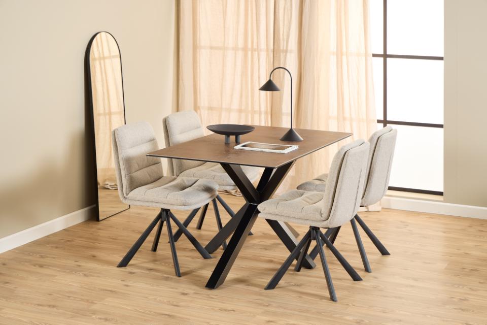 Stol 'Dean' - Ljus Beige