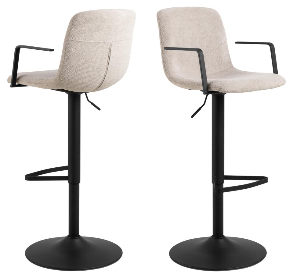 barstol 'pablo' - ljus beige