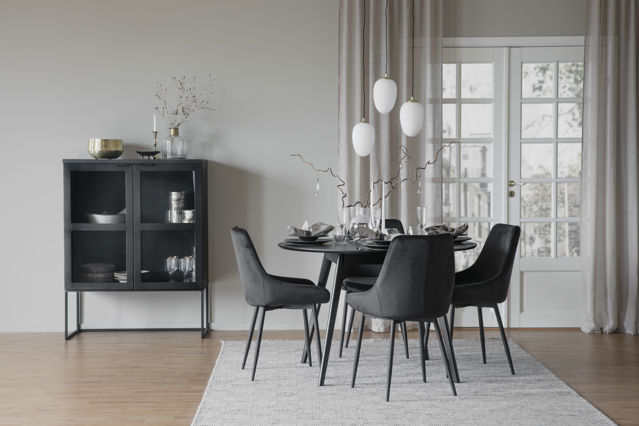 Stol 'Sierra' - Svart Sammet