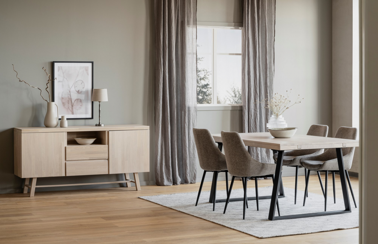 Stol 'Sierra' - Beige/Svart