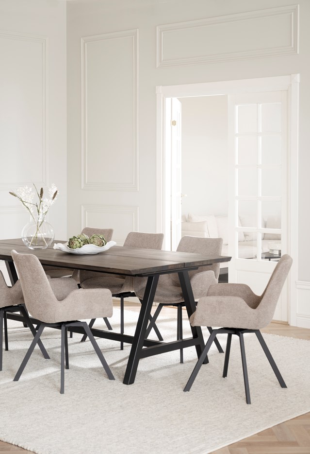 Karmstol 'Norwell' - Beige