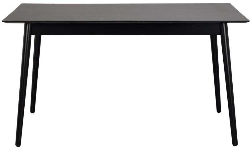 matbord 'lotta' 140x90cm - svart