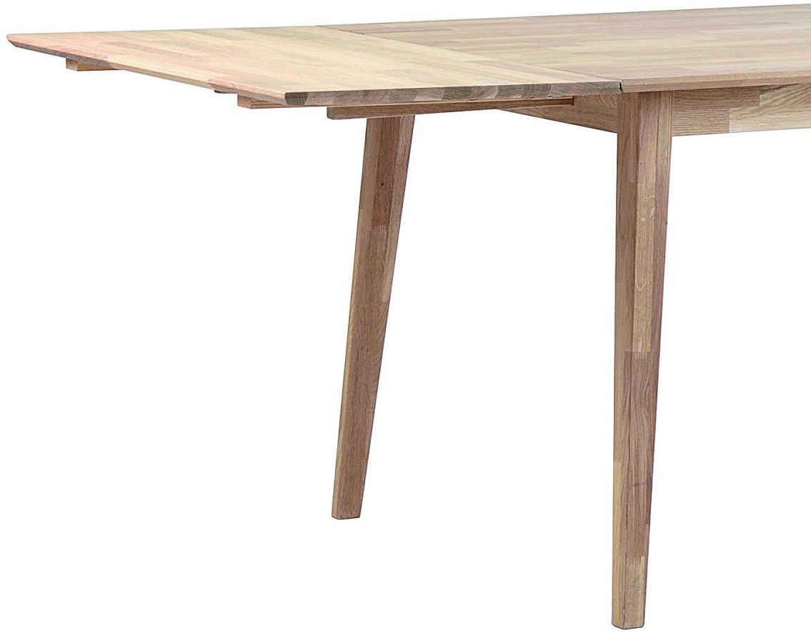 Tilläggsskiva 'Filippa' 50x90cm - Vitpigmenterad Ek