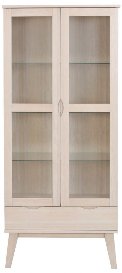 vitrinskåp 'filippa' - vitpigmenterad