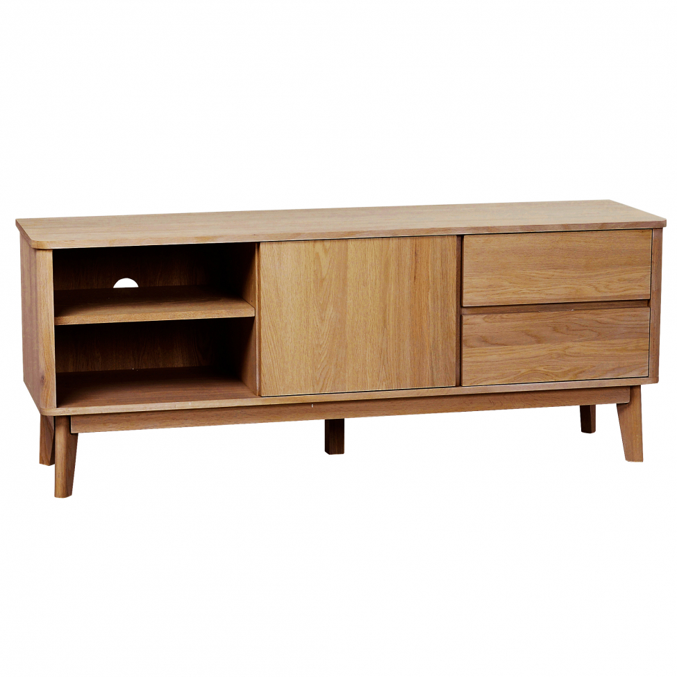 tv-bänk 'yumi' 152x42cm - ek