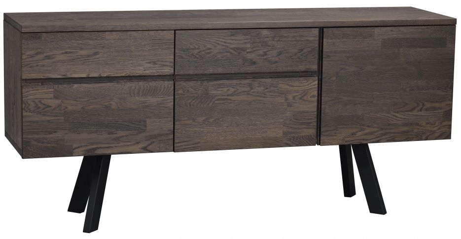 sideboard 'fred' - brun/svart