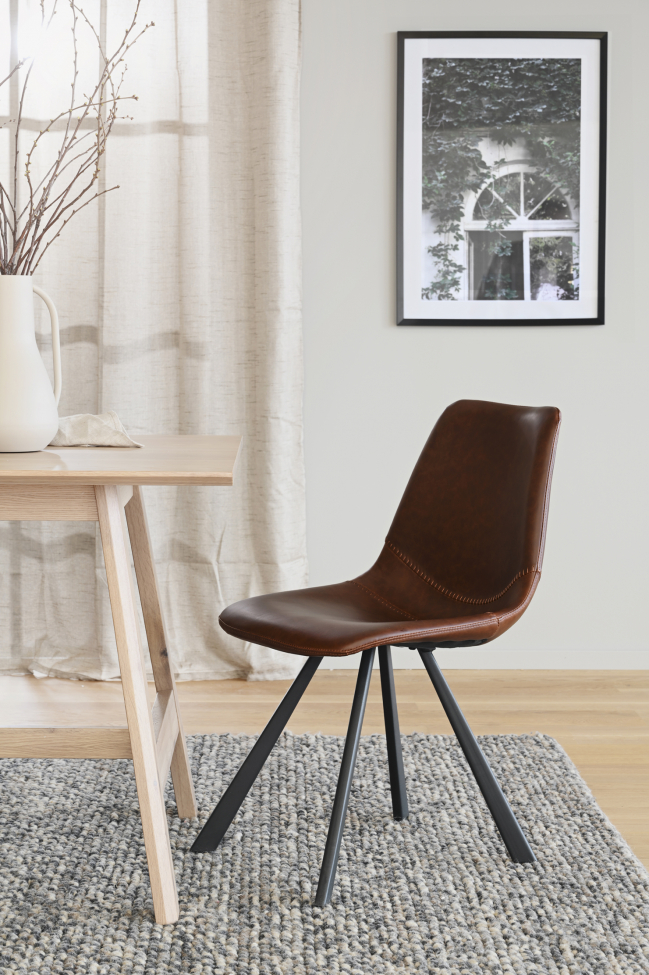 Stol 'Auburn' - Brun/Svart