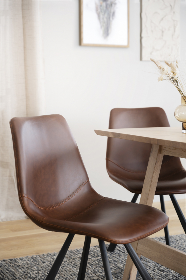 Stol 'Auburn' - Brun/Svart