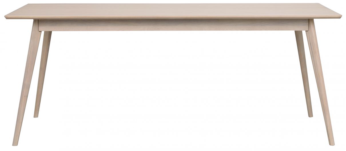 matbord 'yumi'0x90cm - vitpigmenterad ek