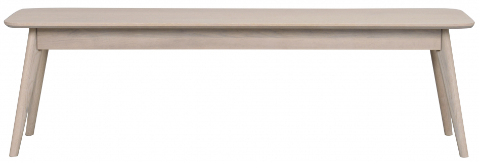 Bänk 'Yumi' - Vitpigmenterad ek