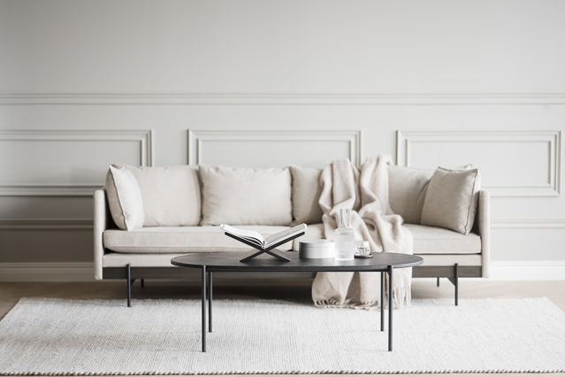 Soffbord 'Skye' 120x60cm - Svart