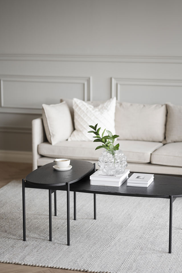 Soffbord 'Skye' 80x40cm - Svart