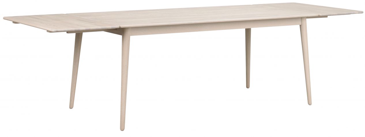 Matbord 'Tyler' 180x90cm - Vitpigmenterad Ek