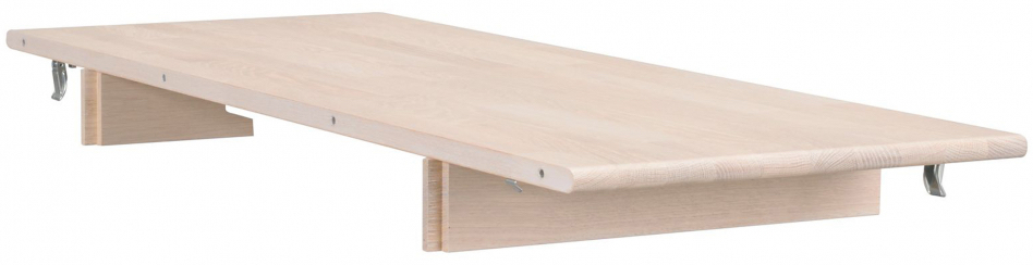 Iläggsskiva 'Tyler' 40x105cm - Vitpigmenterad Ek