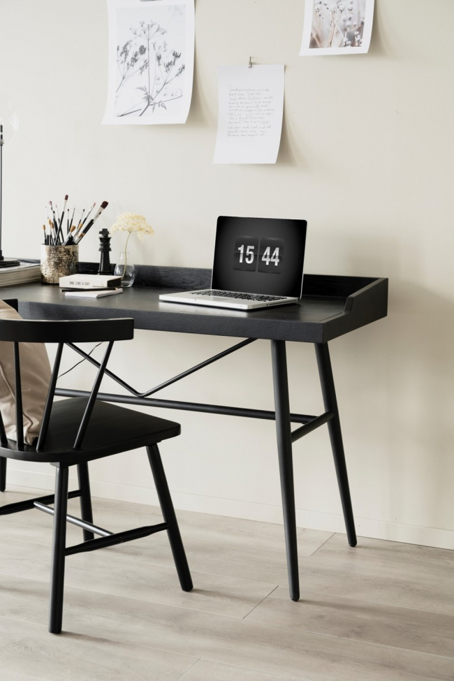 Skrivbord 'Springdale' - Svart